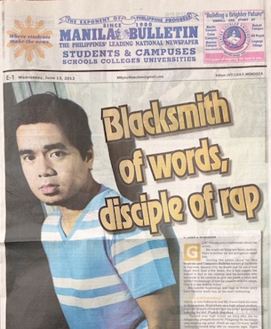 Gloc-9 Manila Bulletin feature, July 13 2012.